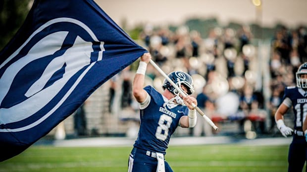 Greenwood quarterback Kane Archer.