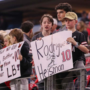 Texas Tech linebacker Jacob Rodriguez wasn’t named a finalist for the Heisman Trophy