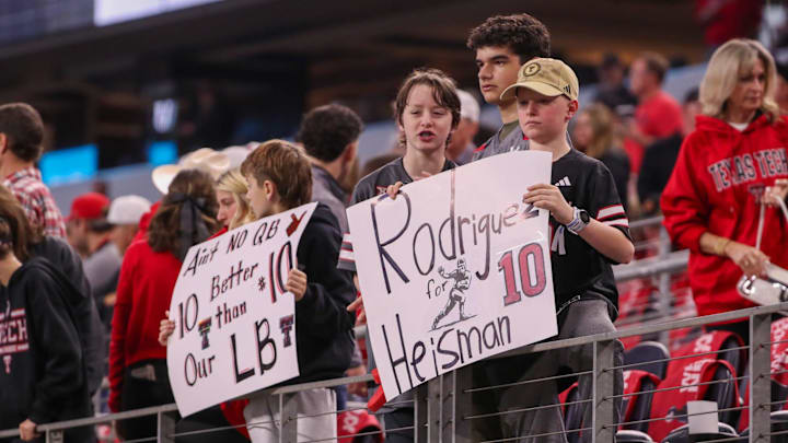 Texas Tech linebacker Jacob Rodriguez wasn’t named a finalist for the Heisman Trophy