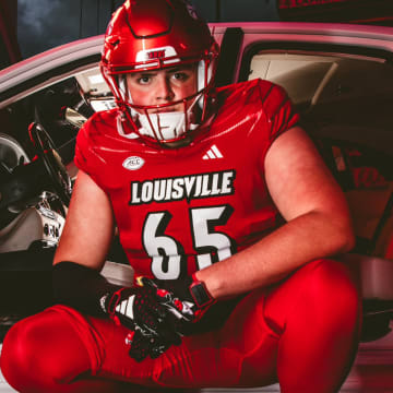 Westerville (Oh.) HS offensive lineman and former Louisville commit Jake Cook