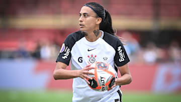 Andressa Alves estreou no Timão em março de 2025 Andressa Alves estreou no Timão em março de 2025