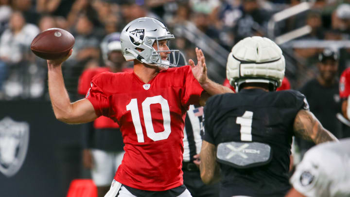 Las Vegas Raiders QB Nathan Peterman