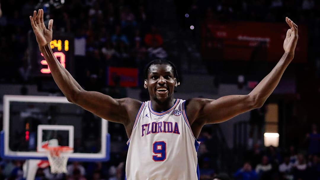 Florida Gators center Rueben Chinyelu paved the way for the win over Arkansas with his 17th double-double of the season.