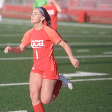 Dallas Center-Grimes' Alexandra Hofbauer had the winning goal in the Class 2A Iowa girls state soccer championship game.
