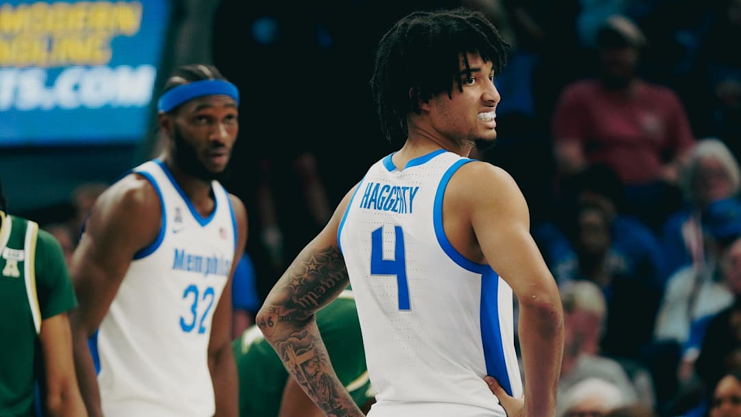 Memphis Tigers’ PJ Haggerty (4)