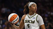 Angel Reese during her WNBA rookie season.