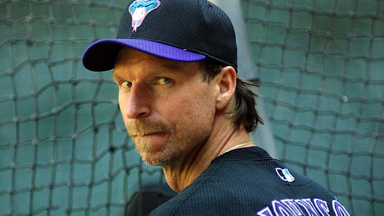 Arizona Diamondbacks pitcher Randy Johnson 