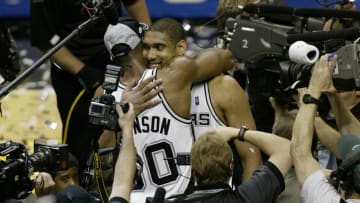 Robinson and Duncan celebrate Championship 
