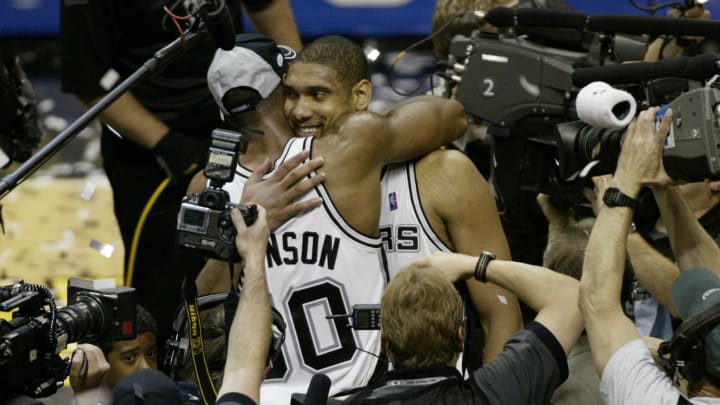 Robinson and Duncan celebrate Championship 