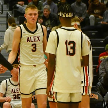Alexandria boys basketball junior Chase Thompson and the Cardinals play Totino-Grace in the 2025 MSHSL Class 3A semifinal