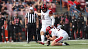 San Diego State Aztecs kicker Gabriel Plascencia (11).