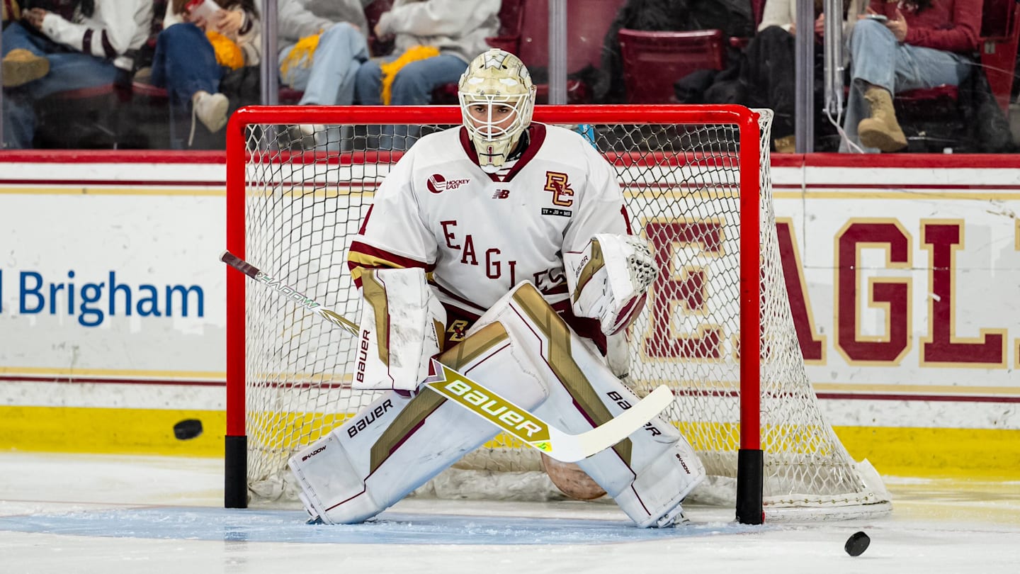 No. 1 Boston College Men’s Hockey at No. 16 UMass: Lines, Score Updates, TV Info
