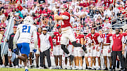 Alabama Tight End Marshall Pritchett catches a pass in the second half of the game against Eastern Illinois on November 22, 2025.