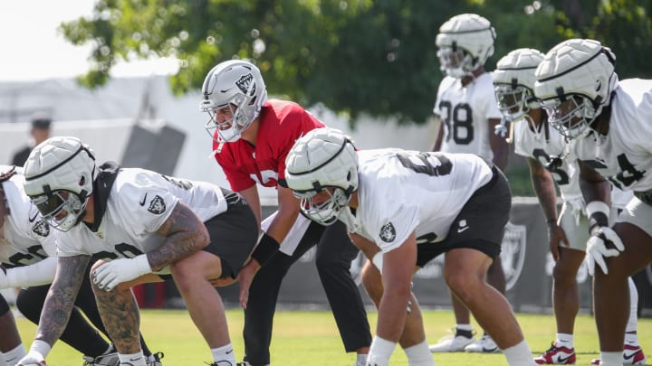 Las Vegas Raiders QB Aidan O'Connell Leading the Offense