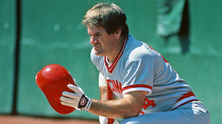 Cincinnati Reds infielder Pete Rose