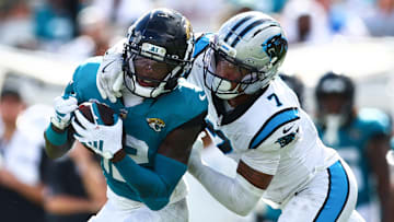 Carolina Panthers safety Tre'von Moehrig