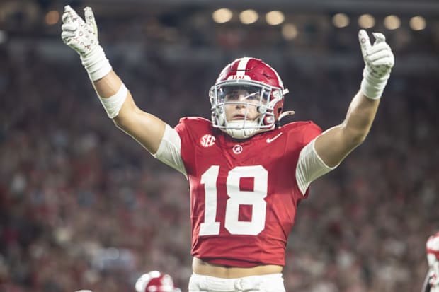Alabama safety Bray Hubbard.