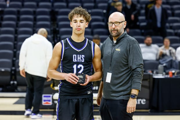 Quincy (Ill.) junior guard Bradley Longcor III