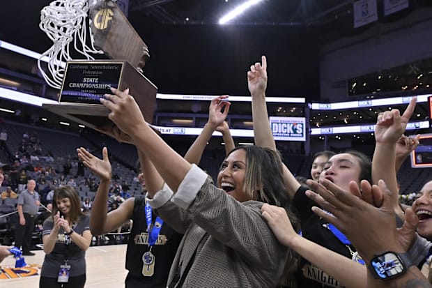 High school girls basketball California