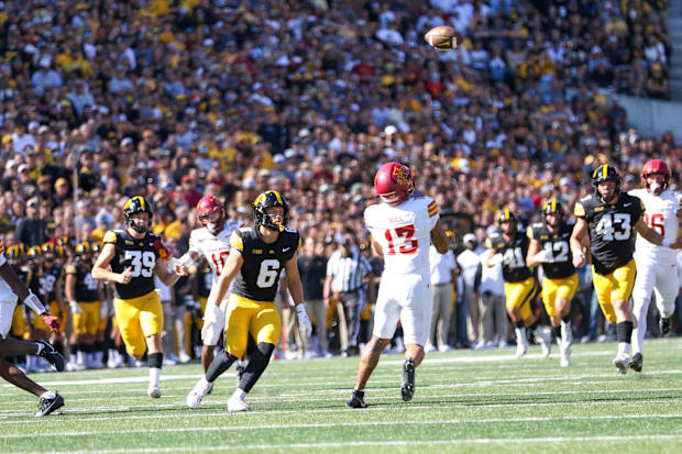 Iowa State WR Jaylin Noel. (Rob Howe/HN) 