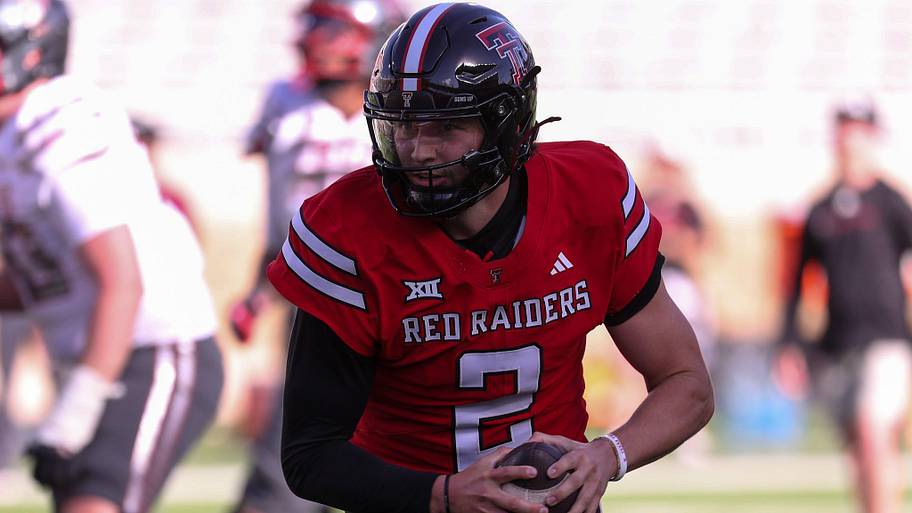 Brendan Sorsby during Texas Tech’s spring game