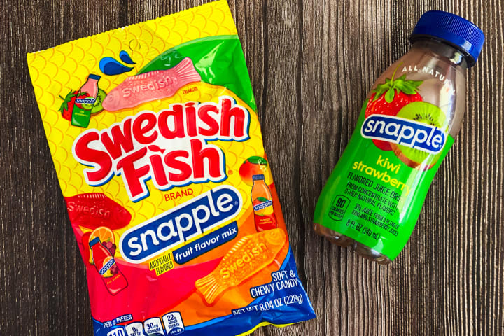 Swedish Fish Snapple Fruit Flavor Mix