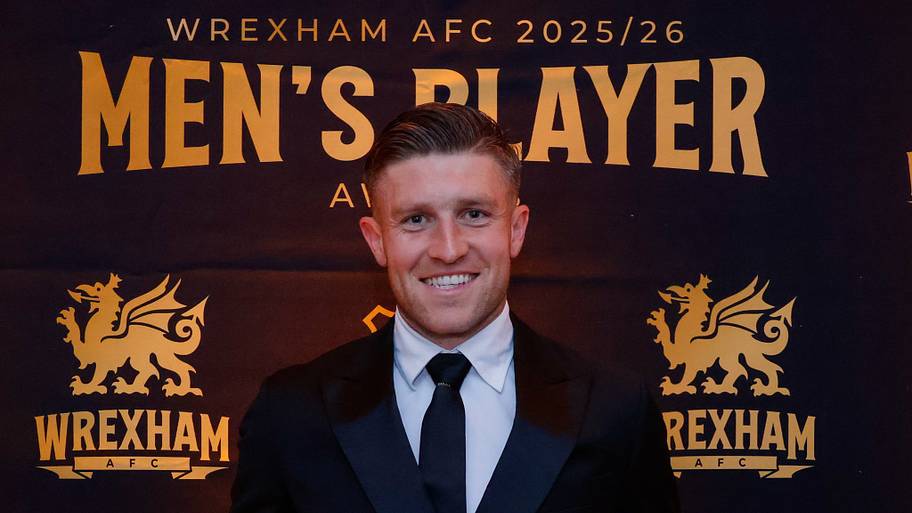 Josh Windass was named Wrexham Player of the Season for the 2025/26 campaign.