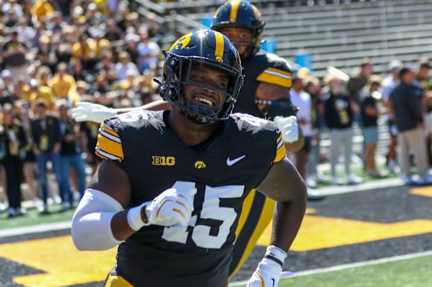 Iowa DL Deontae Craig. (Rob Howe/HN) 