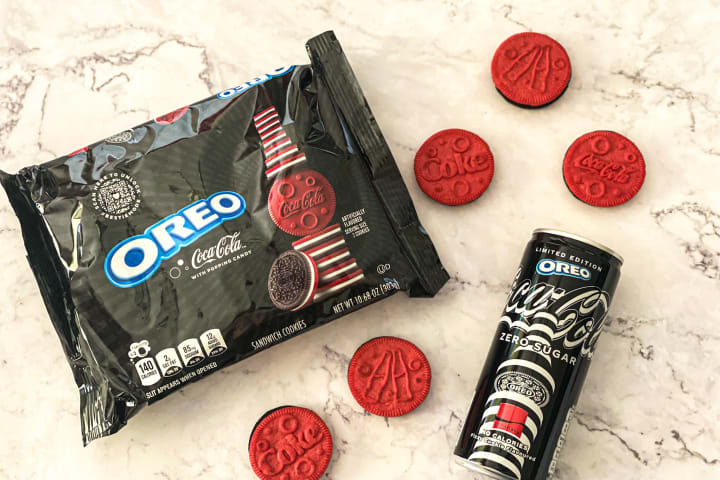 OREO Coca-Cola Sandwich Cookie and Coca-Cola OREO Zero Sugar Limited Edition