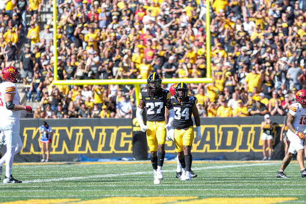 Iowa CB Jermari Harris. (Rob Howe/HN) 