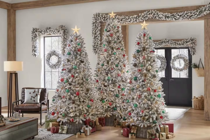Early Black Friday sale: Home Depot fake Christmas trees.