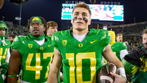Bo Nix Denver Broncos Oregon Ducks Sean Payton Jayden Daniels NFL Troy Franklin Quarterback Dan Lanning