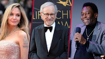 Non-British knights and dame: Angelina Jolie, Steven Spielberg, and Pelé.