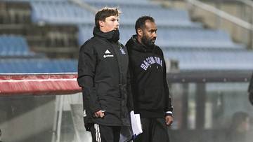 Merlin Polzin und Daniel Thioune standen lange gemeinsam an der Seitenlinie Merlin Polzin und Daniel Thioune standen lange gemeinsam an der Seitenlinie