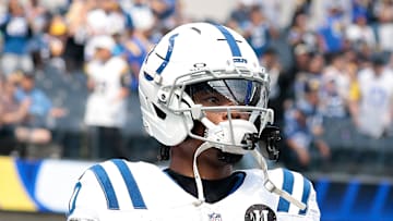 Adonai Mitchell of the Indianapolis Colts
