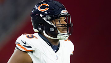 Nov 3, 2024; Glendale, Arizona, USA; Former Chicago Bears defensive end DeMarcus Walker (95) against the Arizona Cardinals at State Farm Stadium.
