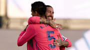R. Varane et S. Ramos - Real Madrid
