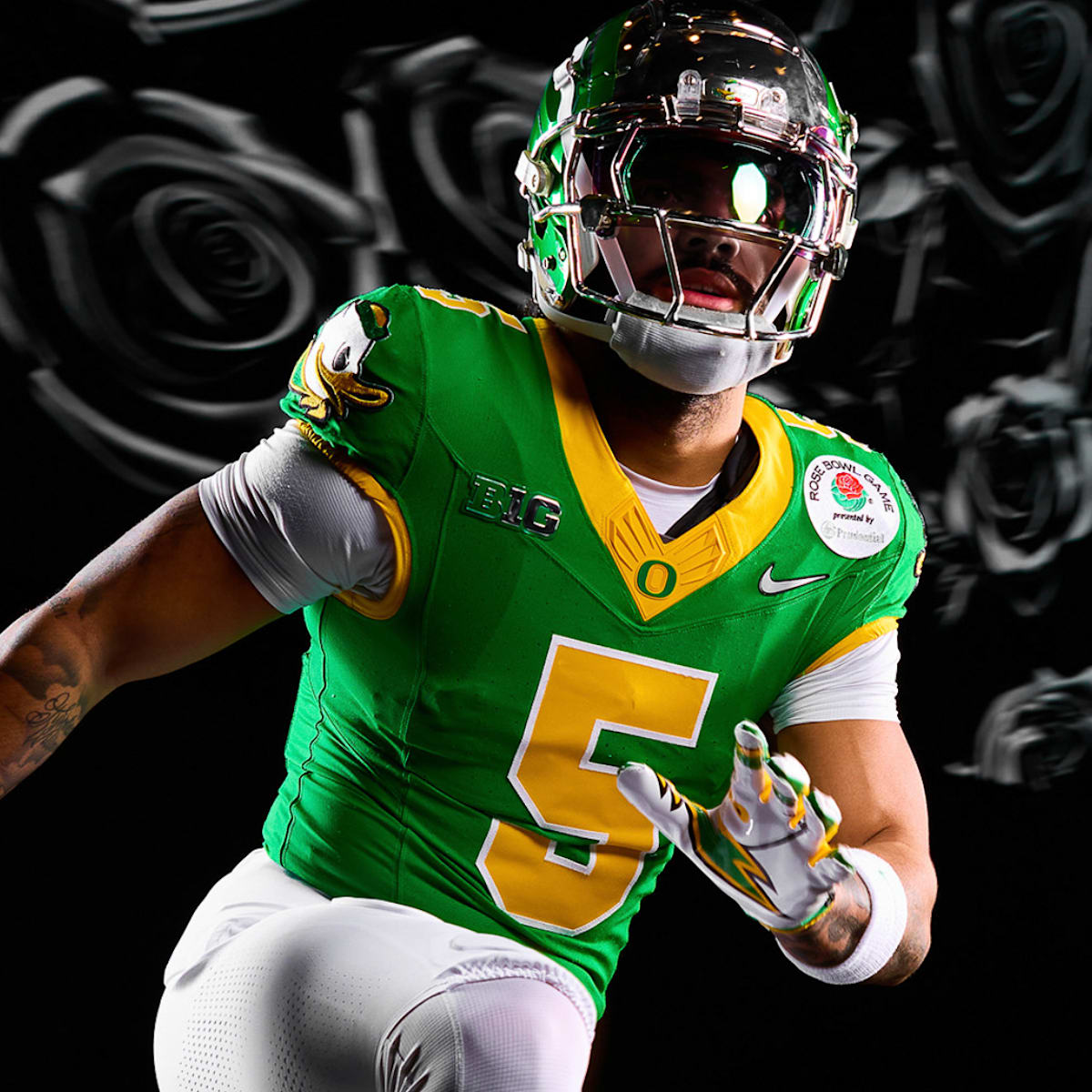 Oregon Ducks Release Uniforms for Rose Bowl vs. Ohio State Buckeyes