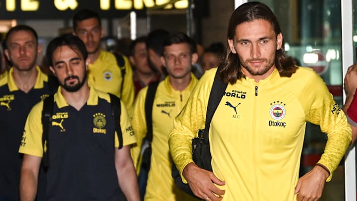 Fenerbahçe oyuncuları Ankara'ya varıyor.