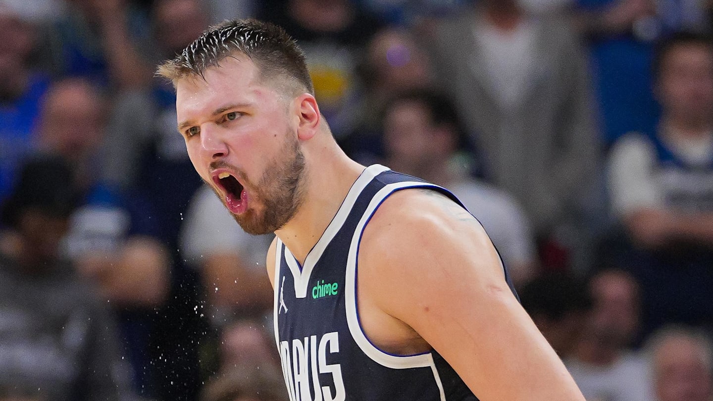 Luka Doncic in action