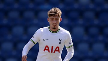 Jamie Bowden in action for Spurs U21s