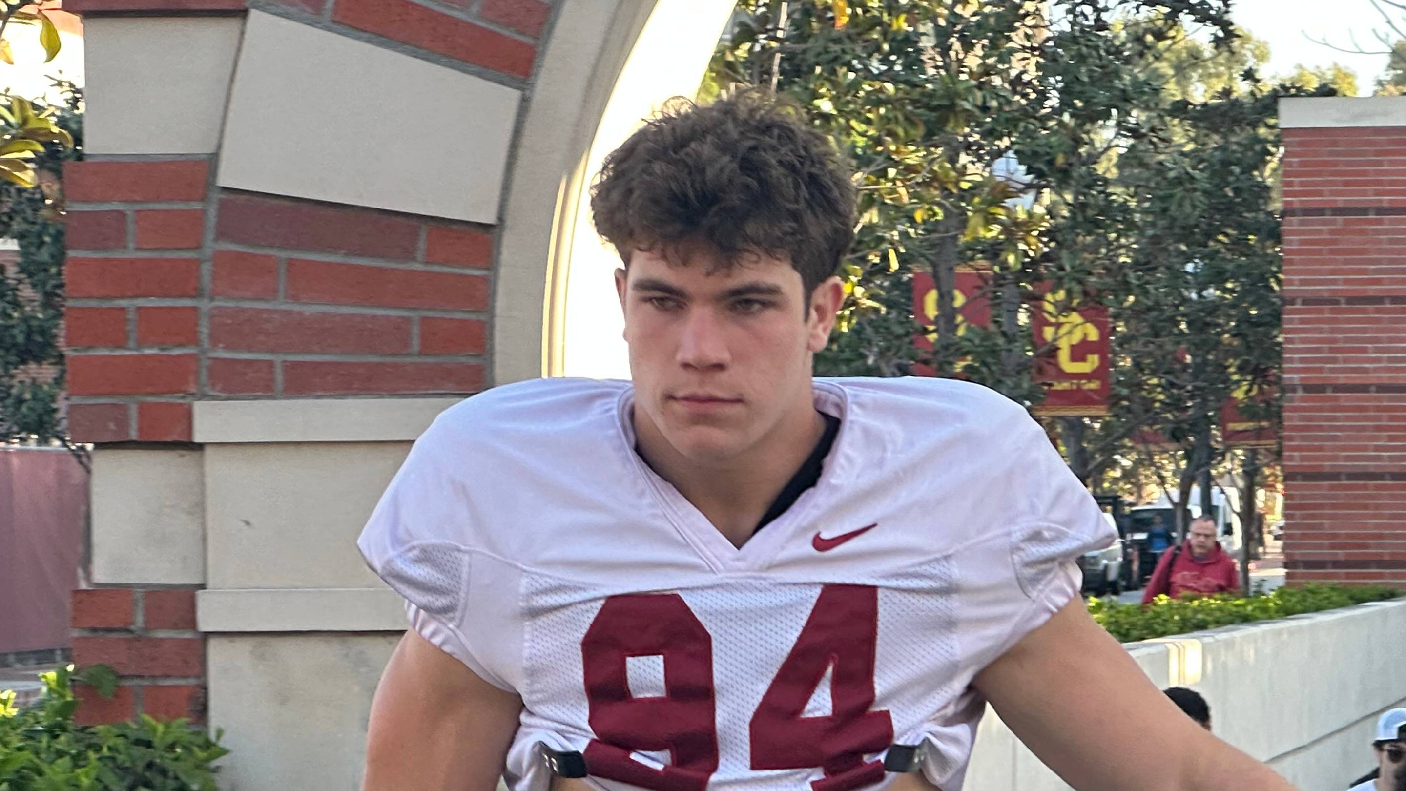 How USC's Luke Wafle Is Building Close Relationships With Teammates