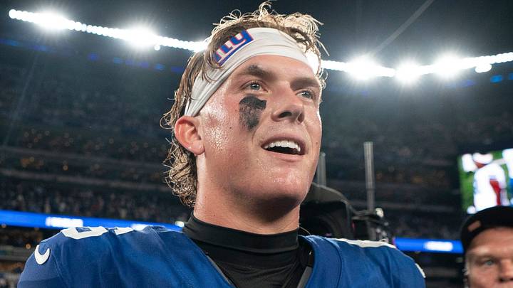New York Giants quarterback Jaxson Dart.