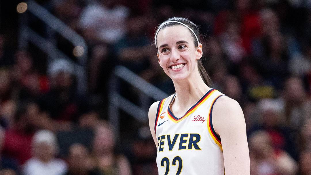 Jun 16, 2026; Indianapolis, Indiana, USA; Indiana Fever guard Caitlin Clark (22) in the second half against the Toronto Tempo at Gainbridge Fieldhouse. Mandatory Credit: Trevor Ruszkowski-Imagn Images