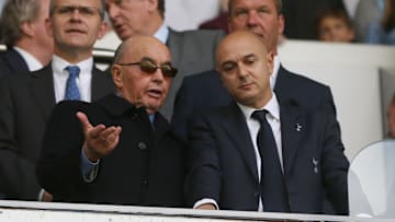 Soccer : Barclays Premier League - Tottenham Hotspur v Liverpool - Daniel Levy and Joe Lewis watching on