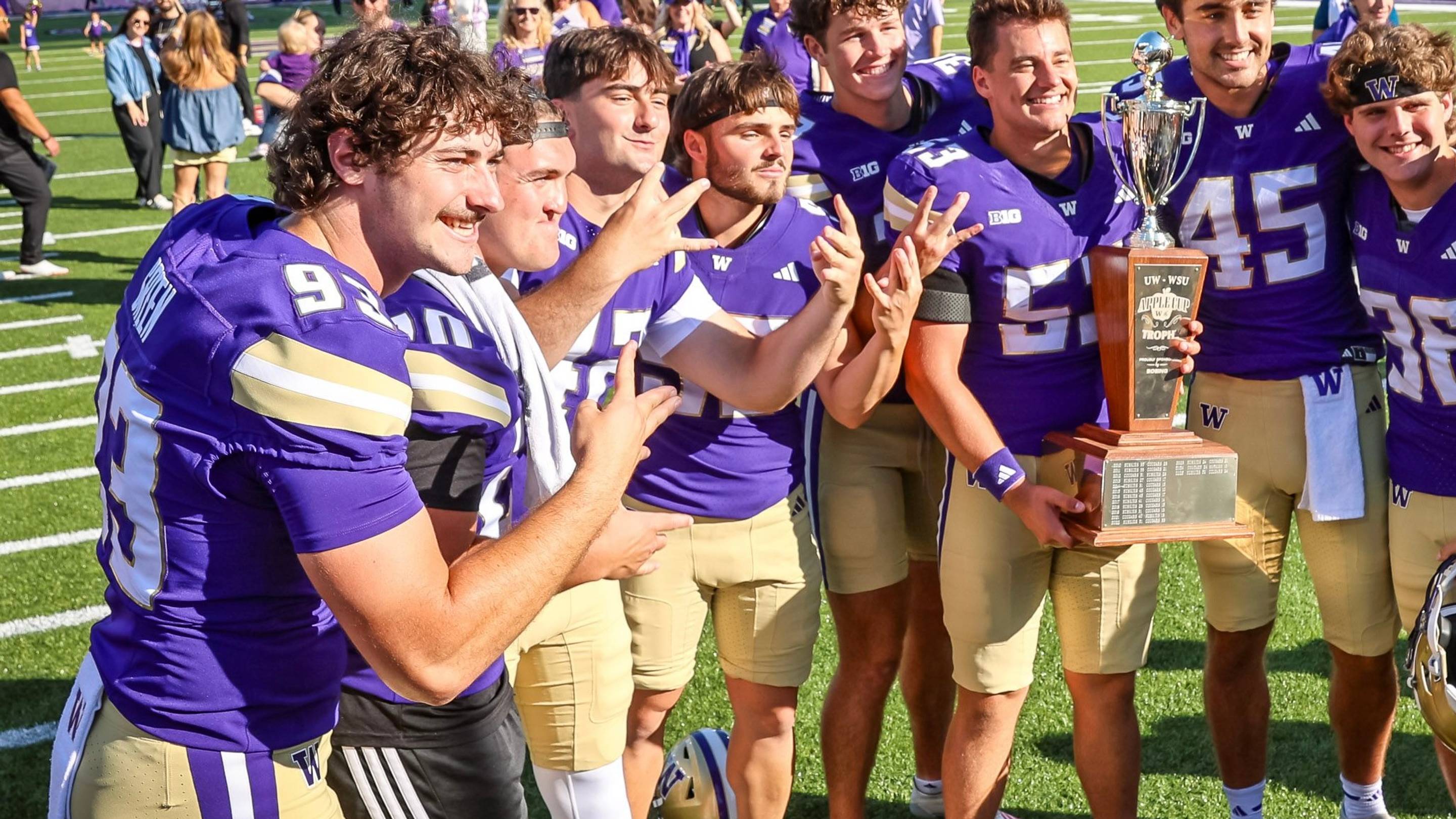 Green Looked Good in Purple, Punting the Football