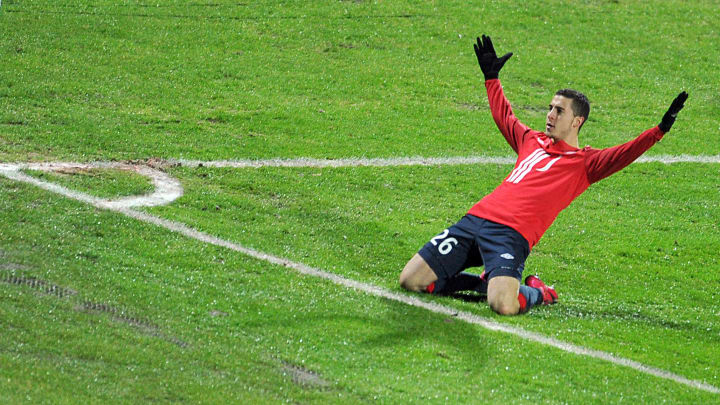 Lille's Belgian midfielder Eden Hazard c