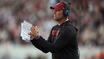 Alabama Crimson Tide head coach Kalen DeBoer