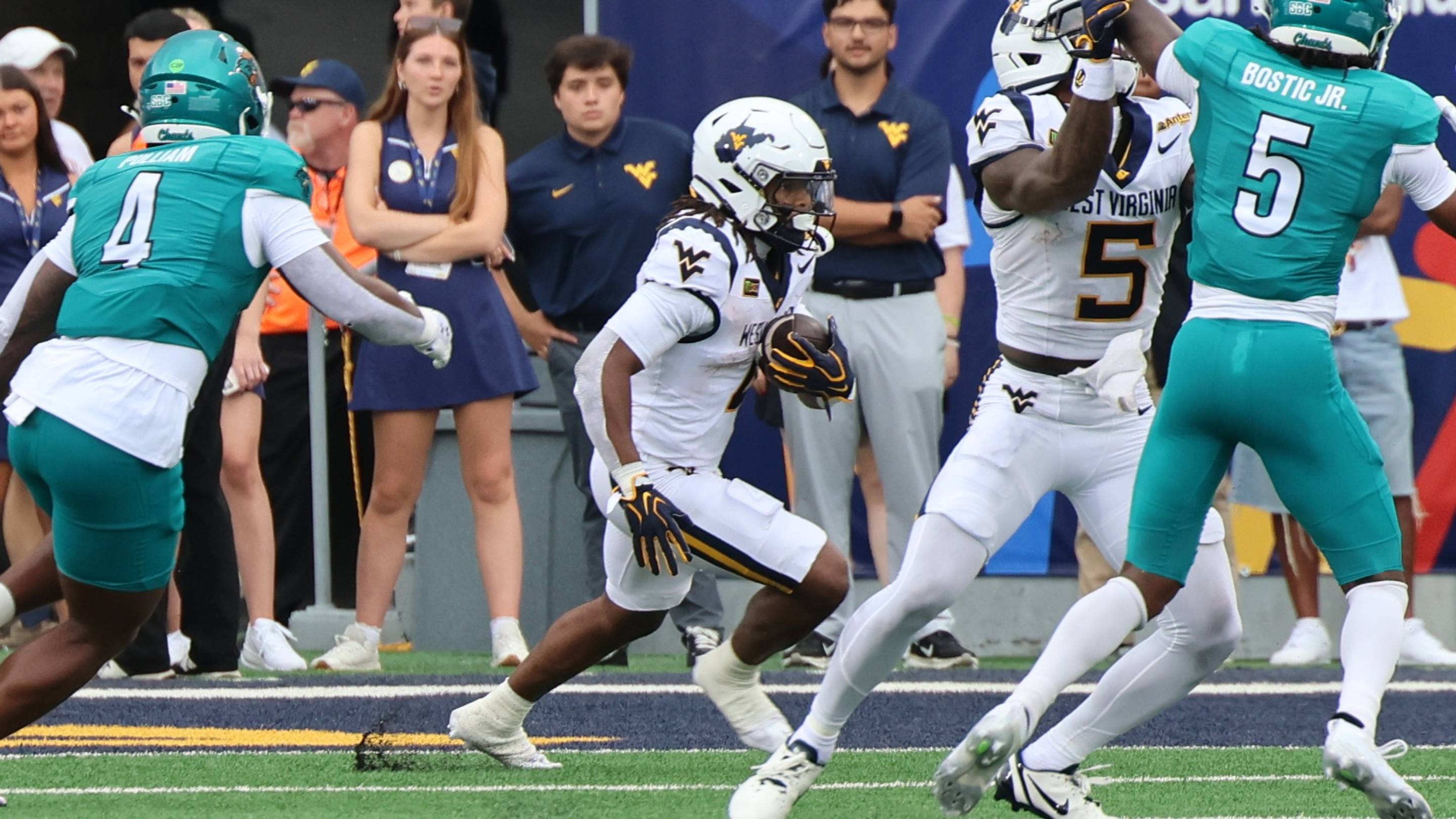 West Virginia Running Back Cam Cook Tabbed Big 12 Offensive Player of the Week