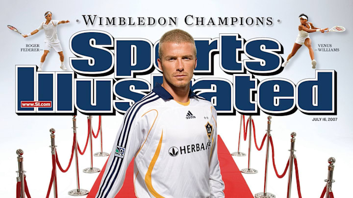 La portada de Sports Illustrated con David Beckham, a su llegada a la MLS, en 2007.